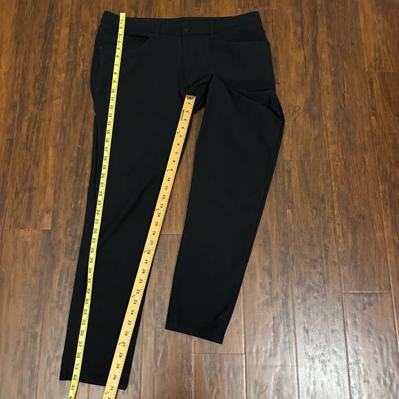 LULULEMON ABC Pants Black Slim Fit Stretch 5-Pocket Performance Golf - Picture 13 of 14